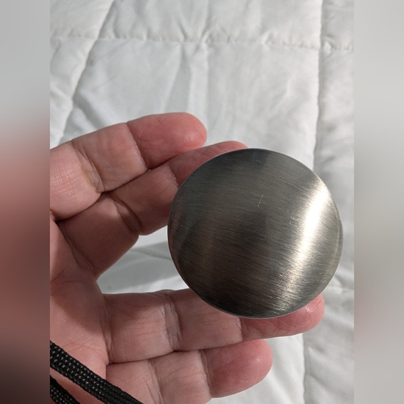 Pewter First Communion Certificate Holder. Engraved with church, doves, chalise. - Picture 8 of 8